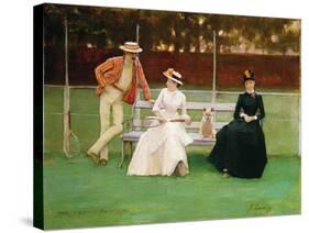 The Tennis Match-Sir John Lavery-Stretched Canvas