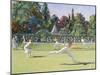 The Tennis Match-Paul Gribble-Mounted Giclee Print