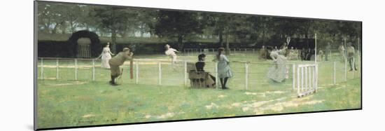 The Tennis Party-Sir John Lavery-Mounted Giclee Print