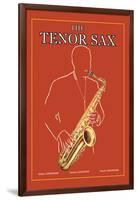 The Tenor Sax-null-Framed Art Print