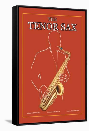 The Tenor Sax-null-Framed Stretched Canvas