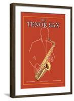 The Tenor Sax-null-Framed Art Print