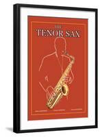 The Tenor Sax-null-Framed Art Print