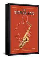 The Tenor Sax-null-Framed Stretched Canvas