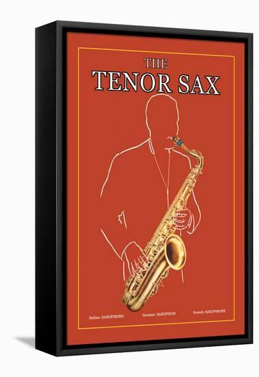 The Tenor Sax-null-Framed Stretched Canvas