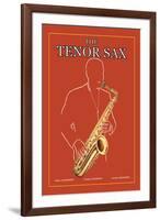 The Tenor Sax-null-Framed Art Print