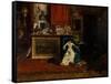 The Tenth Street Studio, 1880-William Merritt Chase-Framed Stretched Canvas