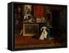 The Tenth Street Studio, 1880-William Merritt Chase-Framed Stretched Canvas