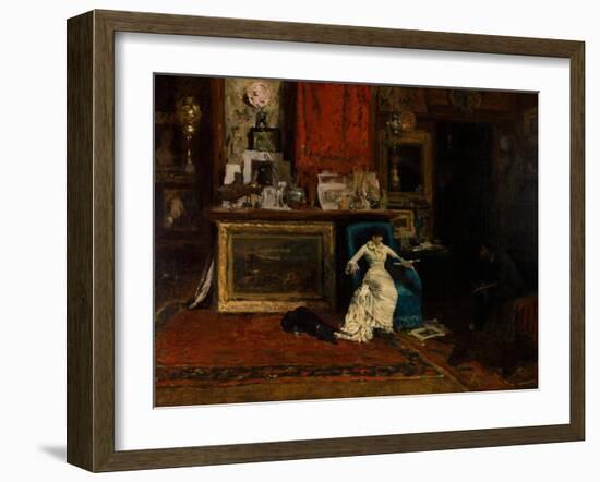 The Tenth Street Studio, 1880-William Merritt Chase-Framed Giclee Print