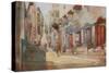The Tentmakers' Bazaar, Cairo-Walter Spencer-Stanhope Tyrwhitt-Stretched Canvas