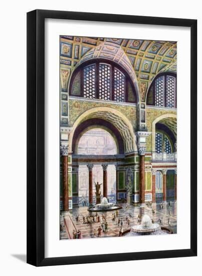 The Tepidarium of the Baths of Caracalla, Rome, Italy, 1933-1934-null-Framed Giclee Print