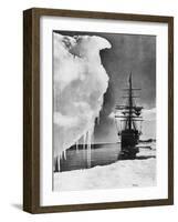 The Terra Nova, 1911-Herbert Ponting-Framed Giclee Print