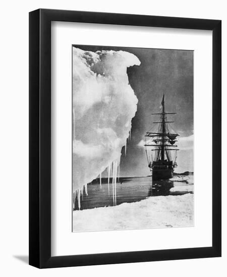 The Terra Nova, 1911-Herbert Ponting-Framed Giclee Print