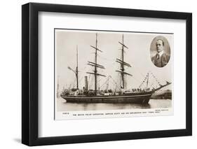 The 'Terra Nova' of Scott's Antarctic Expedition-null-Framed Photographic Print