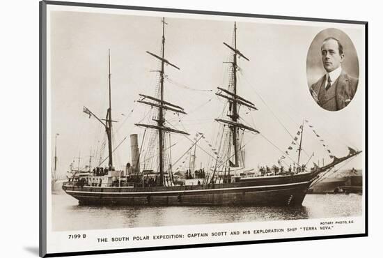 The 'Terra Nova' of Scott's Antarctic Expedition-null-Mounted Photographic Print