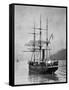 The Terra Nova sailed by Scott, in Antarctic waters, 1910-null-Framed Stretched Canvas