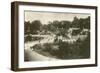 The Terrace and Fountain, Central Park, New York-null-Framed Giclee Print