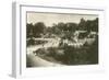 The Terrace and Fountain, Central Park, New York-null-Framed Giclee Print
