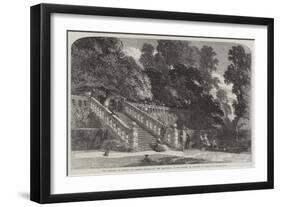 The Terrace at Haddon-George Haydock Dodgson-Framed Giclee Print