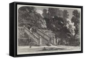 The Terrace at Haddon-George Haydock Dodgson-Framed Stretched Canvas