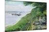 The Terrace at Jacob's Restaurant in Nienstedten-an-der-Elbe, 1902-Max Liebermann-Mounted Giclee Print