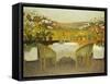 The Terrace at Marquayrol, Le Terrasse de Marquayrol, 1920-Henri Martin-Framed Stretched Canvas