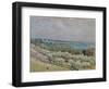 The Terrace at Saint-Germain, Spring, 1875-Alfred Sisley-Framed Giclee Print