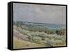 The Terrace at Saint-Germain, Spring, 1875-Alfred Sisley-Framed Stretched Canvas