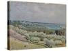 The Terrace at Saint-Germain, Spring, 1875-Alfred Sisley-Stretched Canvas