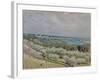 The Terrace at Saint-Germain, Spring, 1875-Alfred Sisley-Framed Giclee Print