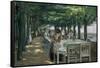 The Terrace at the Restaurant Jacob in Nienstedten on the Elbe, 1902-Max Liebermann-Framed Stretched Canvas