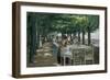 The Terrace at the Restaurant Jacob in Nienstedten on the Elbe, 1902-Max Liebermann-Framed Giclee Print