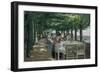 The Terrace at the Restaurant Jacob in Nienstedten on the Elbe, 1902-Max Liebermann-Framed Giclee Print