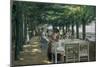 The Terrace at the Restaurant Jacob in Nienstedten on the Elbe, 1902-Max Liebermann-Mounted Giclee Print