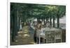 The Terrace at the Restaurant Jacob in Nienstedten on the Elbe, 1902-Max Liebermann-Framed Giclee Print