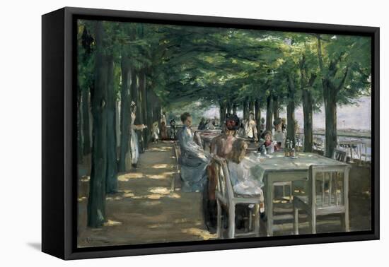 The Terrace at the Restaurant Jacob in Nienstedten on the Elbe, 1902-Max Liebermann-Framed Stretched Canvas