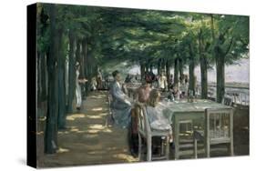 The Terrace at the Restaurant Jacob in Nienstedten on the Elbe, 1902-Max Liebermann-Stretched Canvas