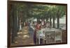 The Terrace at the Restaurant Jacob in Nienstedten on the Elbe River, 1902-Max Liebermann-Framed Giclee Print