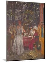 The Terrace at Vasouy, the Lunch, 1901-Édouard Vuillard-Mounted Giclee Print