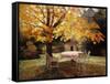 The Terrace, Autumn-Victor Charreton-Framed Stretched Canvas