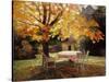 The Terrace, Autumn-Victor Charreton-Stretched Canvas