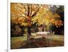 The Terrace, Autumn-Victor Charreton-Framed Giclee Print