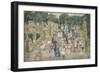 The Terrace Bridge, Central Park, 1901-Maurice Brazil Prendergast-Framed Giclee Print