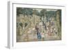 The Terrace Bridge, Central Park, 1901-Maurice Brazil Prendergast-Framed Giclee Print