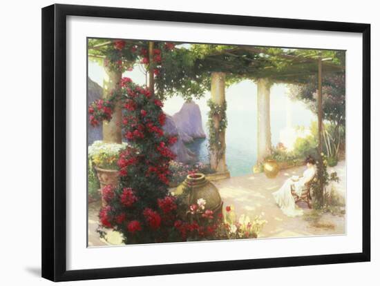 The Terrace, Capri-Karl Maria Schuster-Framed Premium Giclee Print