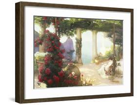 The Terrace, Capri-Karl Maria Schuster-Framed Premium Giclee Print