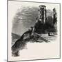 The Terrace, Heidelberg Castle, the Rhine, Germany, 19th Century-null-Mounted Giclee Print