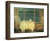 The Terrace in Front of the Bay of St. Tropez. 1929-Henri Eugene Augustin Le Sidaner-Framed Giclee Print