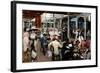 The Terrace of a Cafe, Mar Del Plata, Argentina, 1912-Eugenio Alvarez dumont-Framed Giclee Print