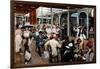 The Terrace of a Cafe, Mar Del Plata, Argentina, 1912-Eugenio Alvarez dumont-Framed Giclee Print